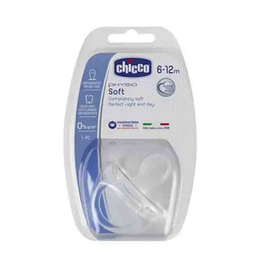 Chicco Giotto Physio Soft Soother Silicone 6-12M (Neutral)