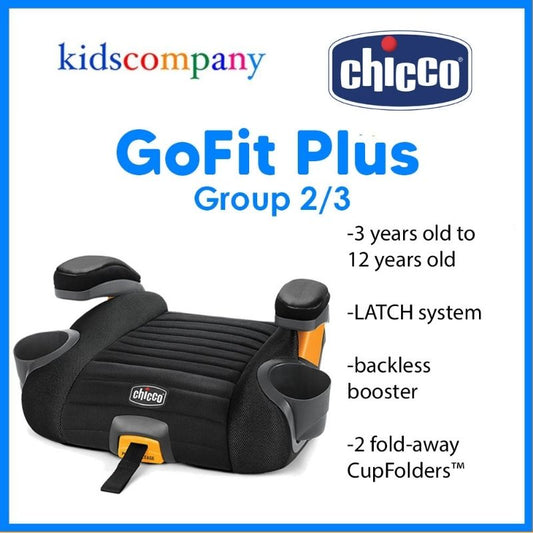 Chicco GoFit Plus Booster Car Seat - Iron