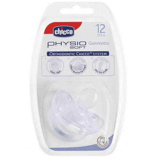 Chicco Physio Soft Soother Silicone 12m+ 1piece Neutral