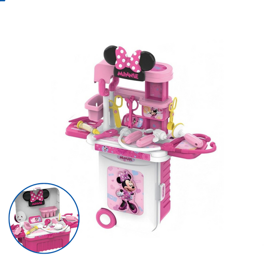 Disney Minnie Mouse 3-in-1 Medical Doctor Playset Toy Suitcase
