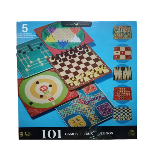 Cardinal Classics 101 Games Double Sided Boards
