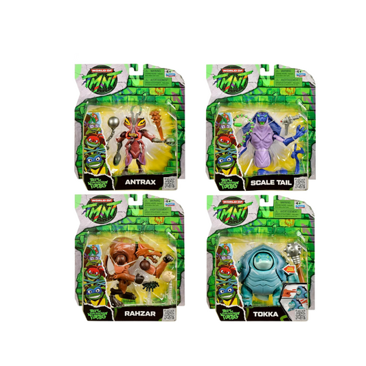 Teenage Mutant Ninja Turtles World of TMNT Monster Mutanimals Action Figure 4-Pack