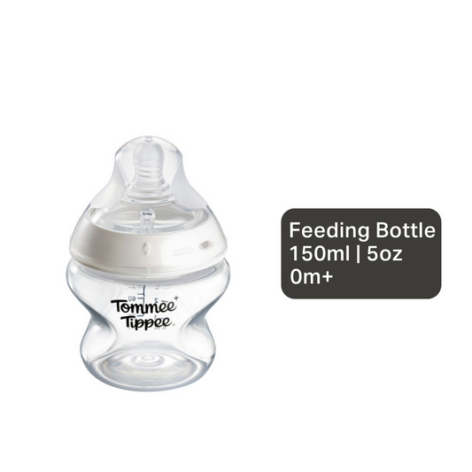 Tommee Tippee Baby Bottles Natural Start Anti-Colic Baby Bottle with Slow Flow Breast-Like Teat 150ml