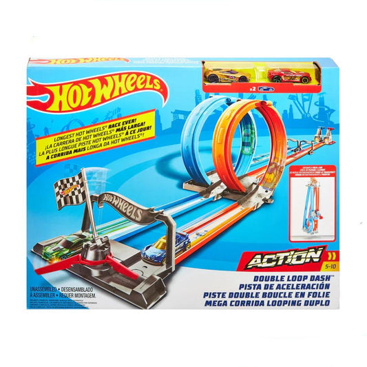 Hot Wheels Action Hyper Mile Dual Dash Playset