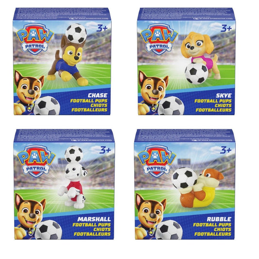 PAW Patrol Football Pup Figures Action Toy Collectible Mini Figures