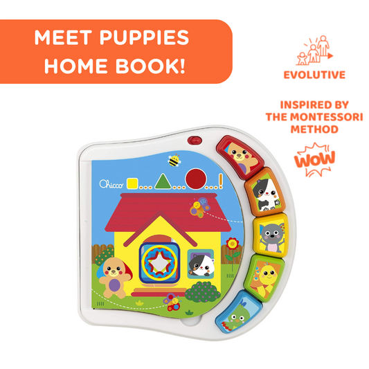 Chicco Puppies Home Book for Toddler Toy