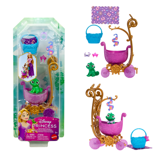 Disney Princess Bestie Carriage - Rolling Animal Friend Stroller Playset