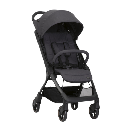 Chicco Aero WE 2 Stroller, One Hand Folding Stroller - Ebony