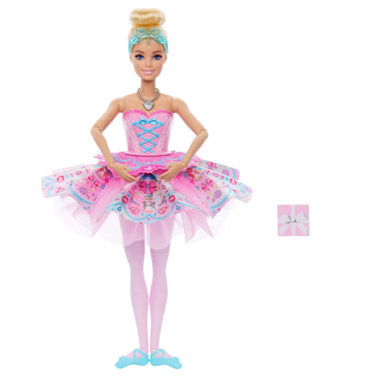 Barbie Nutcracker Clara Doll with Transforming Tutu, Ballerina Accessories & Gift Box