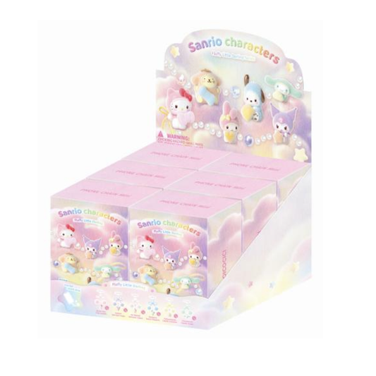 Sanrio Characters Fluffy Little Darling Series Phone Chain Blind Box