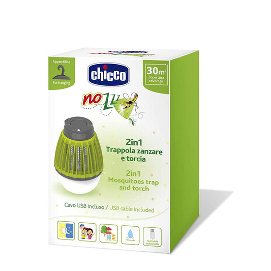 Chicco 2-in-1 Outdoor Mosquito Trap and Torch ( electric mosquito killer chemical free rechargeable with USB )