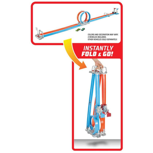 Hot Wheels Action Hyper Mile Dual Dash Playset