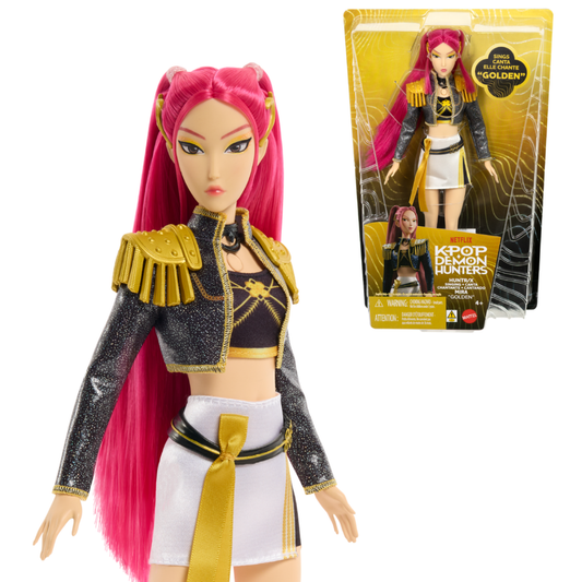 Mattel KPop Demon Hunters HUNTR/X Mira Golden Singing Doll