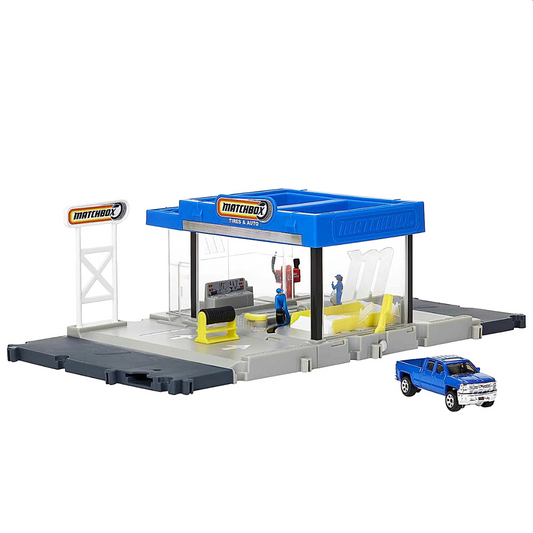 Matchbox Story Builders Action Drivers - Auto Shop Playset