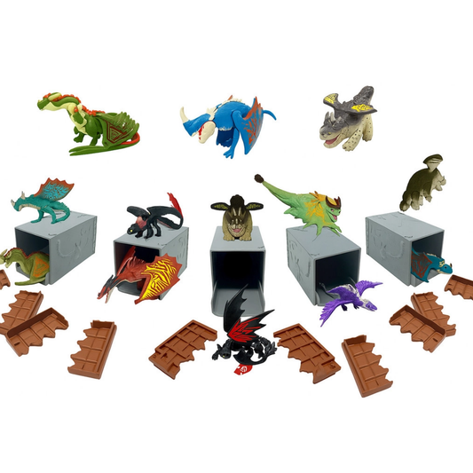 How To Train A Dragons: World of Berk Arena Dragons Mystery Pack – Collectible Dragon Figure & Arena Playset for Kids Ages 5 and Up