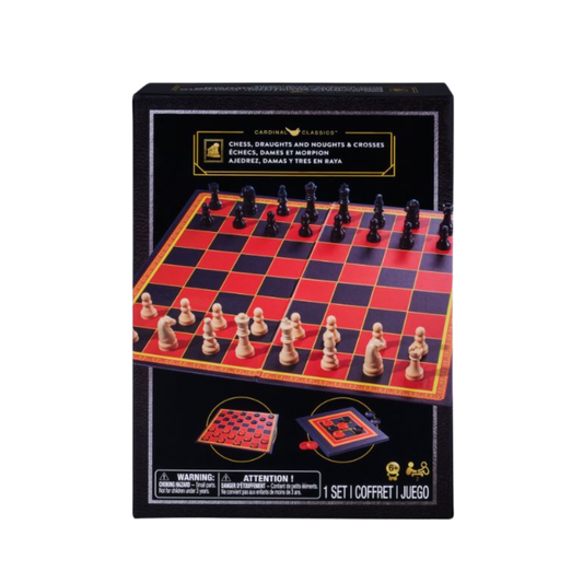 Spin Master Games Cardinal Games Chess Checkers and Tic Tac Toe