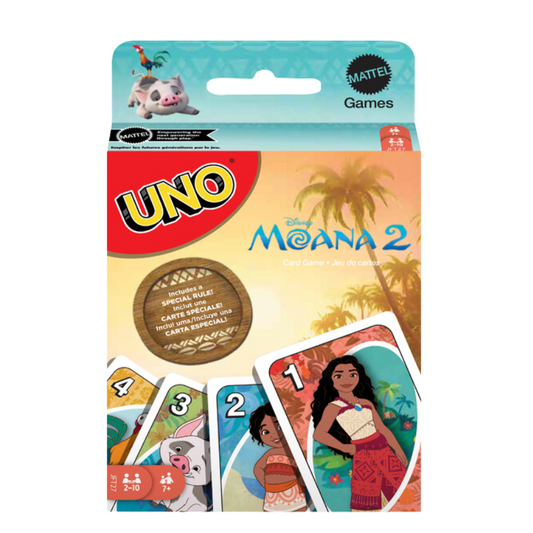Mattel Games - Uno Garland Disney Moana 2 Card Game