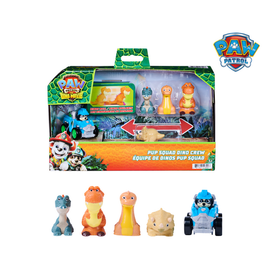 PAW Patrol Dino Movie Rex’s Dino Crew Pack – Epic Prehistoric Rescue Adventures for Kids Ages 3 and Up