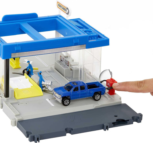 Matchbox Story Builders Action Drivers - Auto Shop Playset