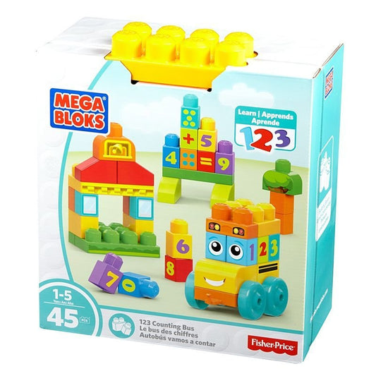 Mega Bloks Big Builders 123 Bus