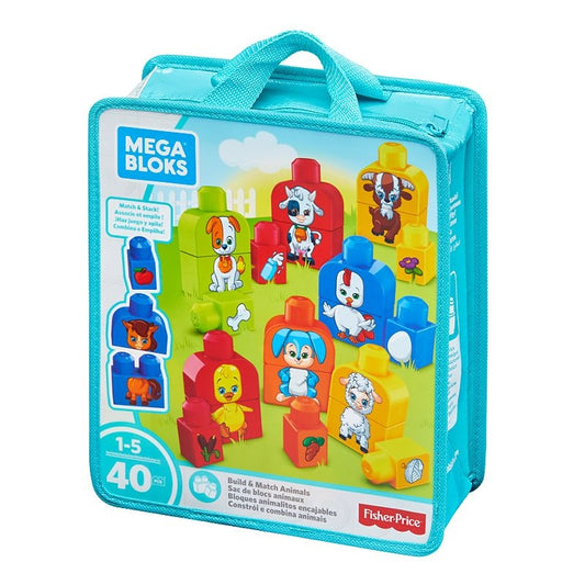 Mega Bloks Building Basics Build and Match Animals