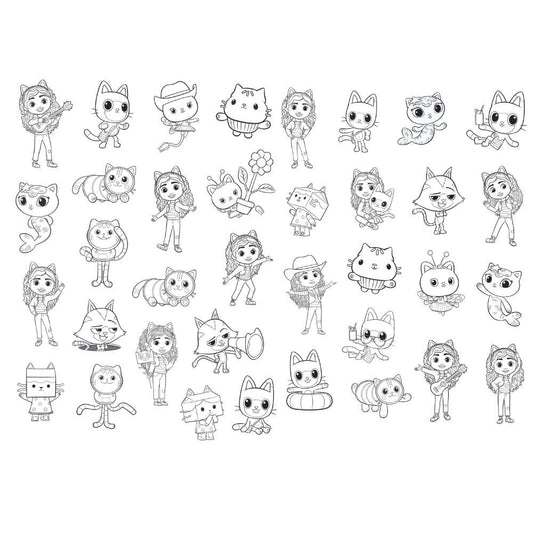 Gabby's Dollhouse - Tattoos & Stickers