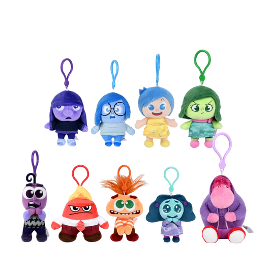 Disney Pixar Inside Out 2 Keychain Plush Collection for Bag Accessories