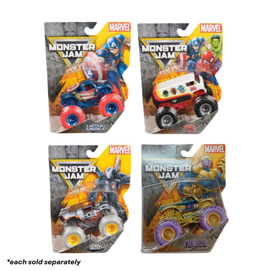 Monster Jam 1:64 Marvel Single Pack Assortment