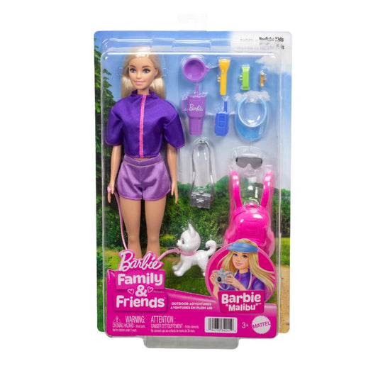 Barbie Family & Friends Malibu Outdoor Adventures Set