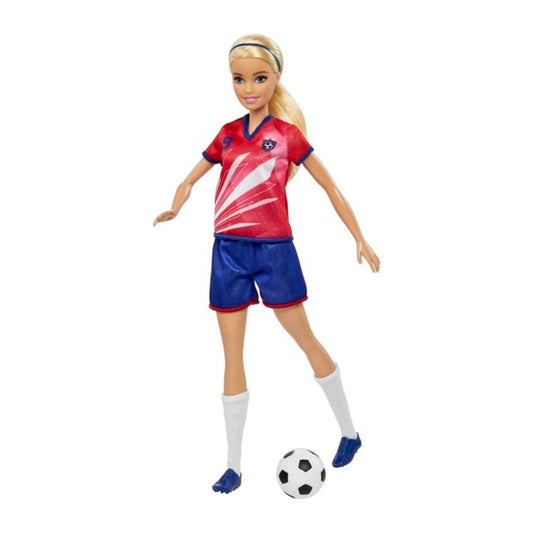 Barbie Careers Soccer Doll - Blonde Ponytail