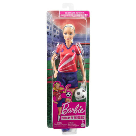 Barbie Careers Soccer Doll - Blonde Ponytail