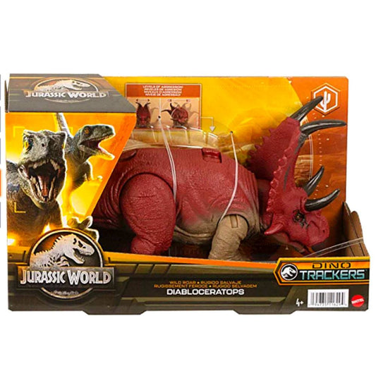 Jurassic World Dominion Wild Roar Dinosaur Figure (Diabloceratops)