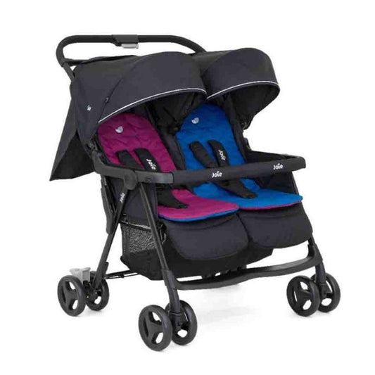 Joie Aire Twin Stroller (Rosy And Sea)