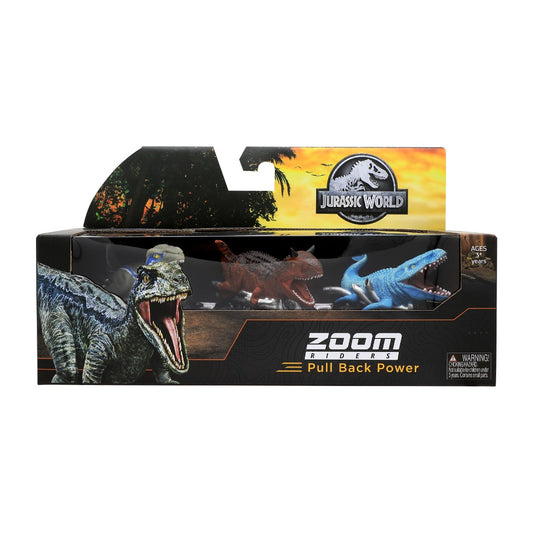 Jurassic World Zoom Riders Clash Edition 3 Pack