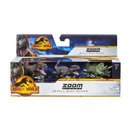 Jurassic World Zoom Riders Dominion 3 Pack Assortment