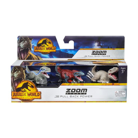 Jurassic World Zoom Riders Dominion 3 Pack Assortment