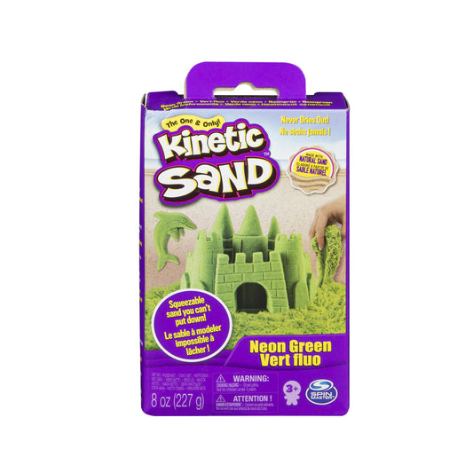 Kinetic Sand Neon Sand 8oz Single Container