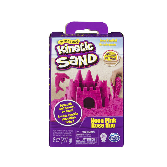 Kinetic Sand Neon Sand 8oz Single Container