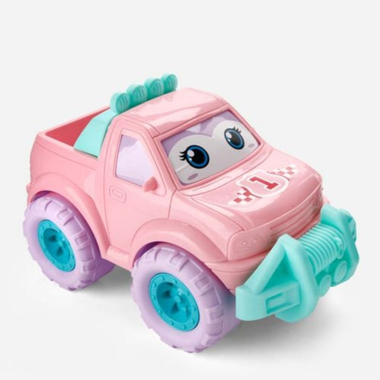 Dickie Toys Happy Runner Girls Toy Truck (Light Pink)