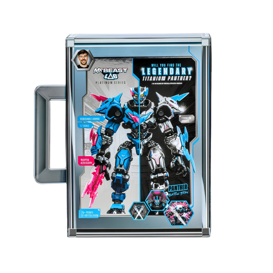 MrBeast Lab Platinum Series S2 W1 Panther Battle Titan Collectible Action Figure