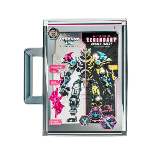 MrBeast Lab Platinum Series S2 W1 Tiger Battle Titan Collectible Action Figure