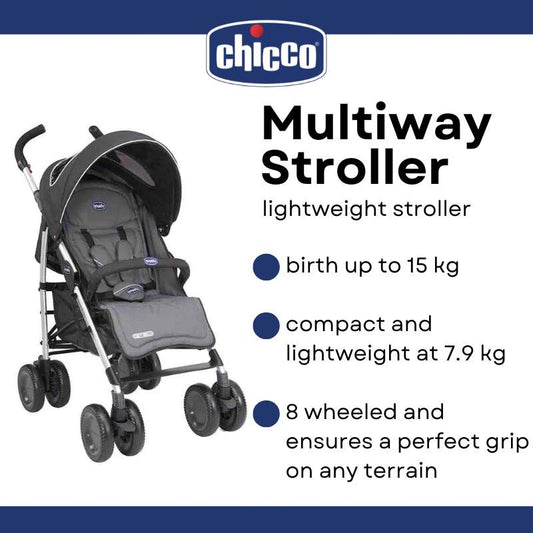 Chicco Multiway Evo Stroller (Black)