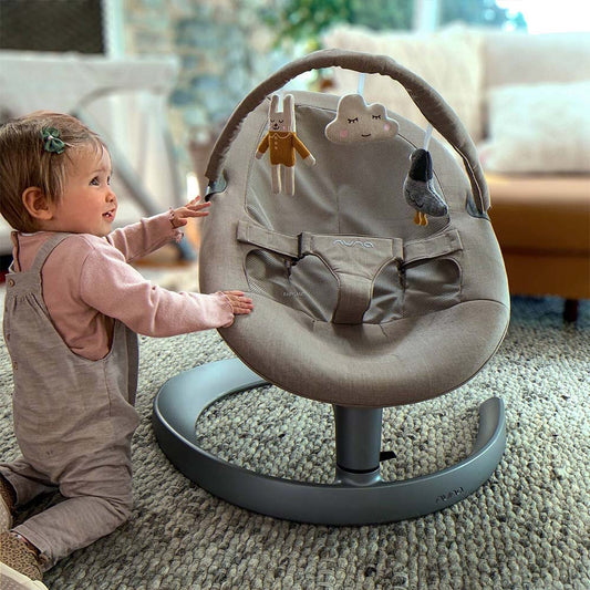 Nuna Leaf Grow with Toy Bar (Quartz)