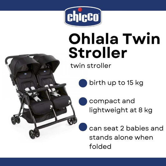 Chicco Ohlala Twin Stroller