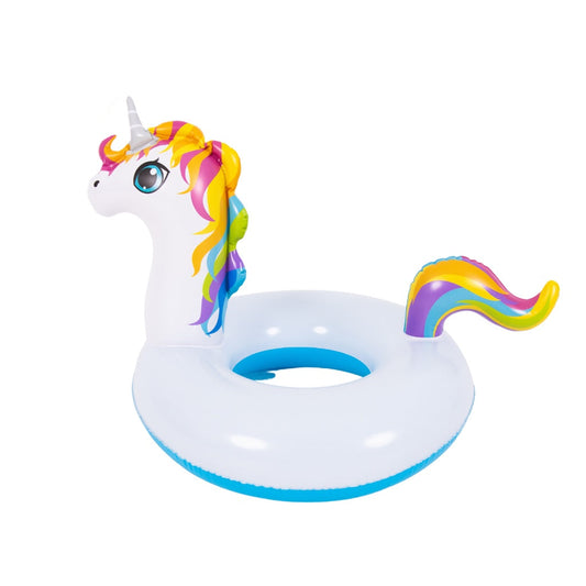 Jilong Sunclub Inflatable 21" Animal Swim Ring Unicorn Swimming Pool Floater