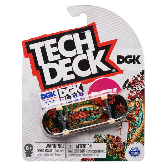 Tech Deck 96mm Basic Board Mini Fingerboard Skateboard - Dgk Rose