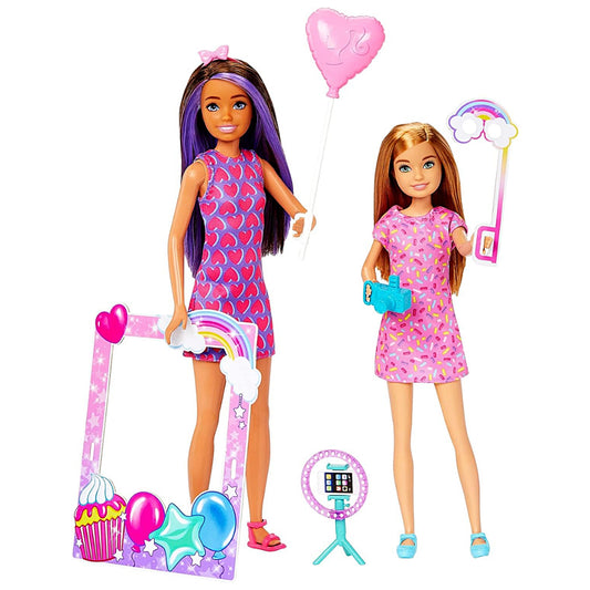 Barbie Celebration Fun Skipper & Stacey My Sister Set Photo Party Themed