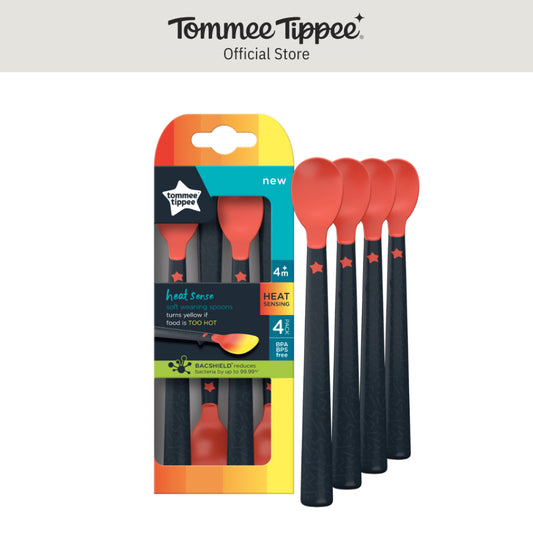 Tommee Tippee Heat Sense Soft Weaning Spoon 4+ months