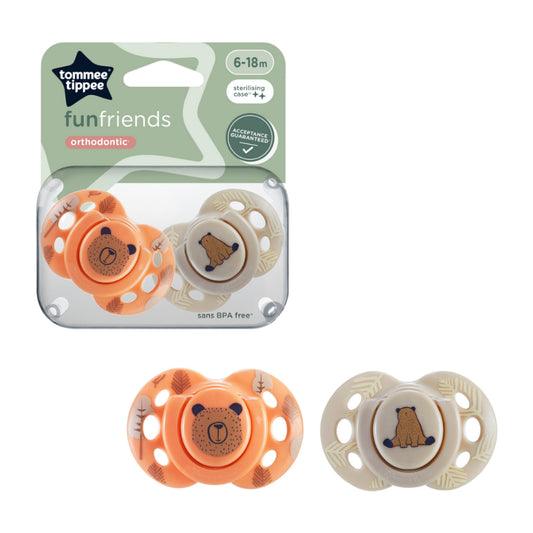 Tommee Tippee Fun Friends Soft Silicone Soother