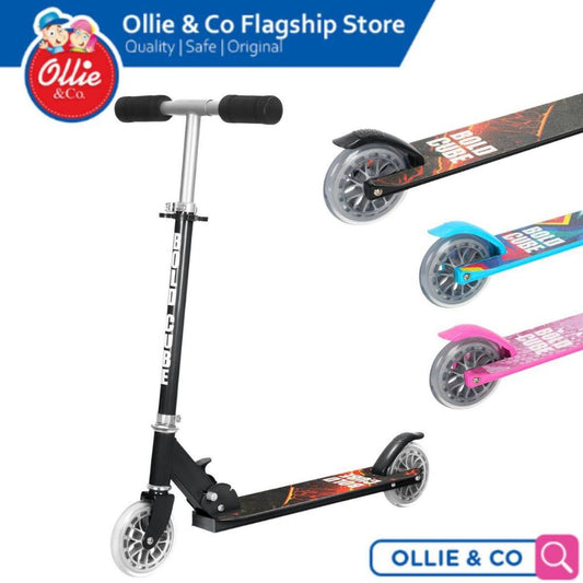 BOLDCUBE In-Line 2 Wheel Scooter for Kids Outdoor Play Assortment for  Ages 4 to 9 years old